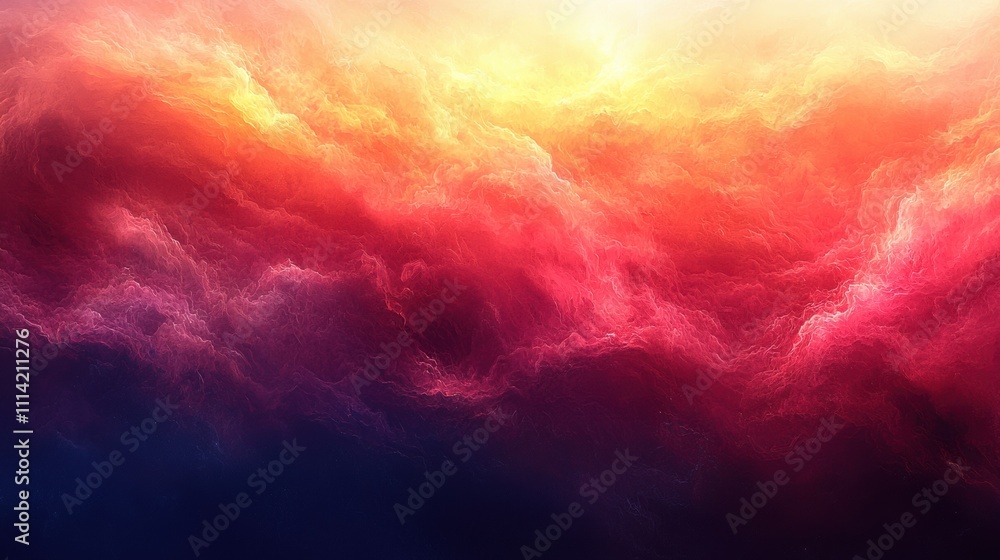 Vibrant Abstract Background with Colorful Swirling Clouds Vibrant Abstract Background with Colorful Swirling Clouds