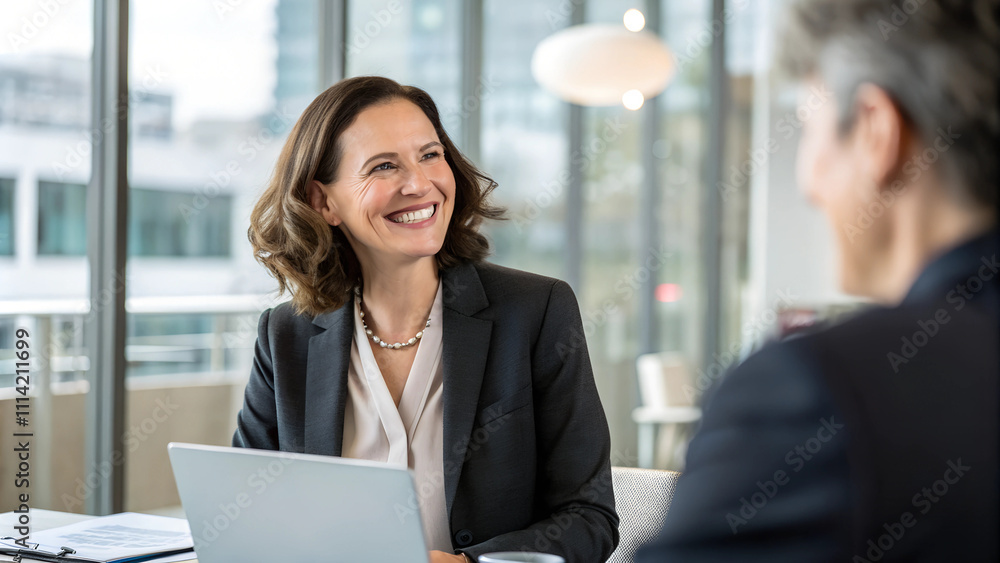 Professional Female Executive Capturing Corporate Creativity and Confidence Professional Female Executive Capturing Corporate Creativity and Confidence