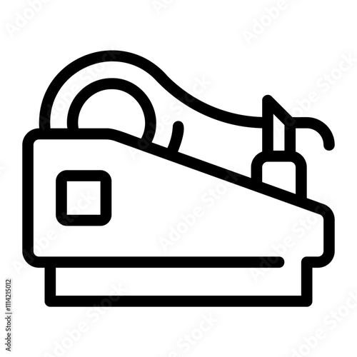 tape dispenser line icon