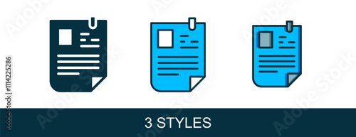 Filled outline Resume icon isolated on white background. CV application. Searching professional staff. Analyzing personnel resume. Vector