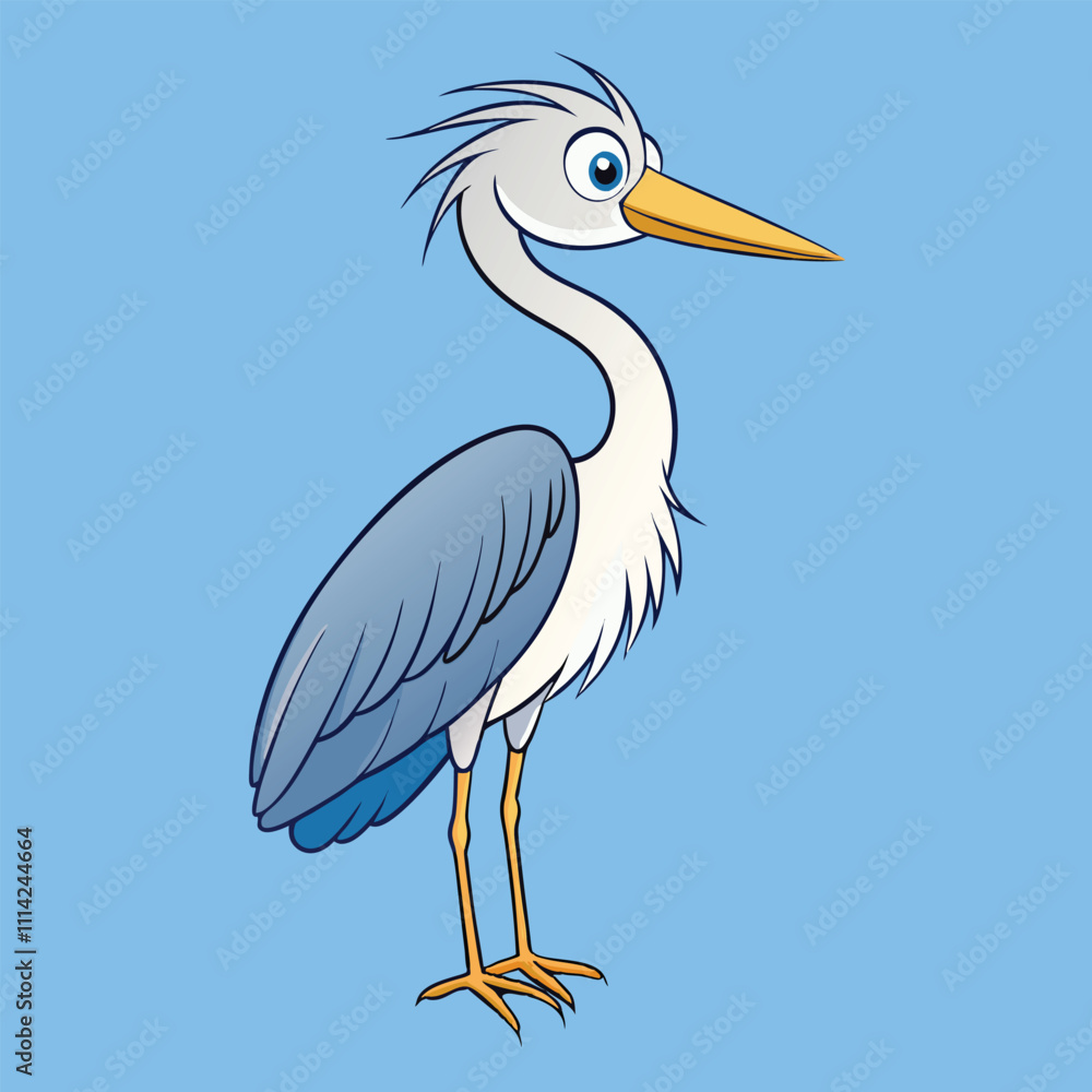 Obraz premium heron vector design
