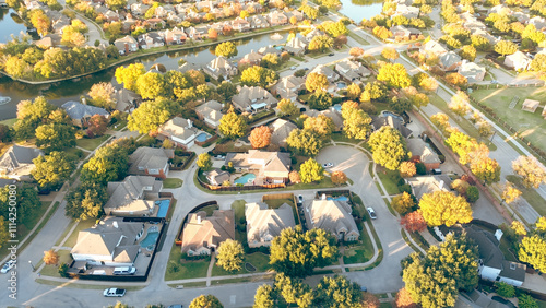Photography Suburban school district in upscale lakeside residential community along MacArth