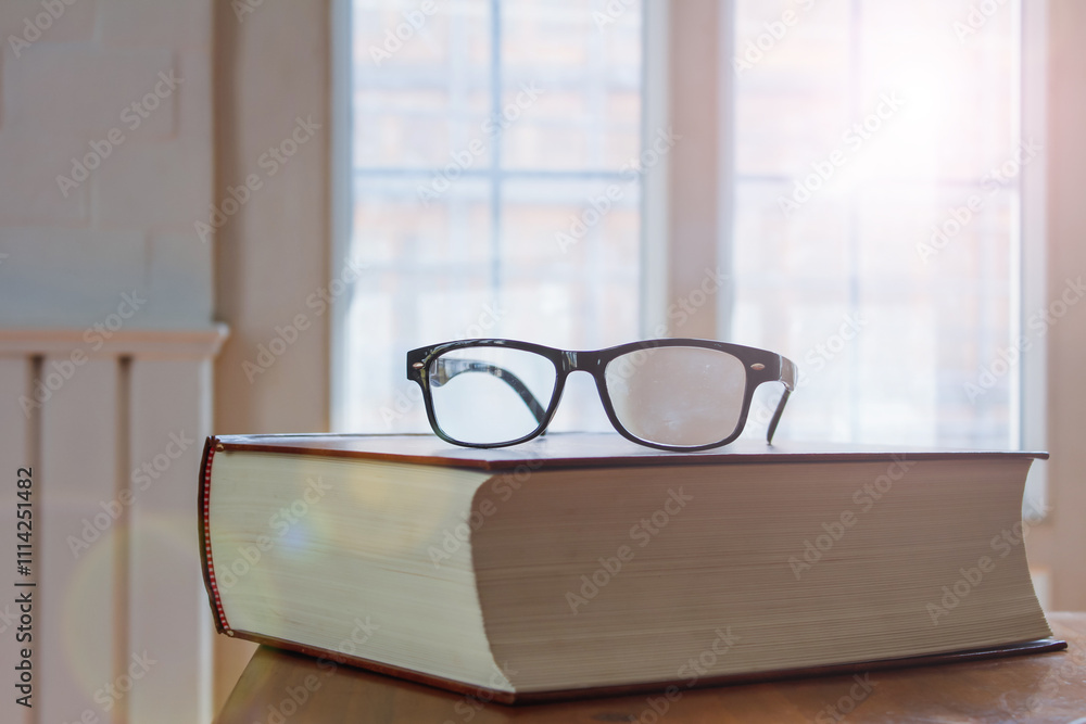 Φωτογραφία The eyeglasses are placed on the Bible in the reading room for those interested in Bible study to read and understand the teachings of the Bible