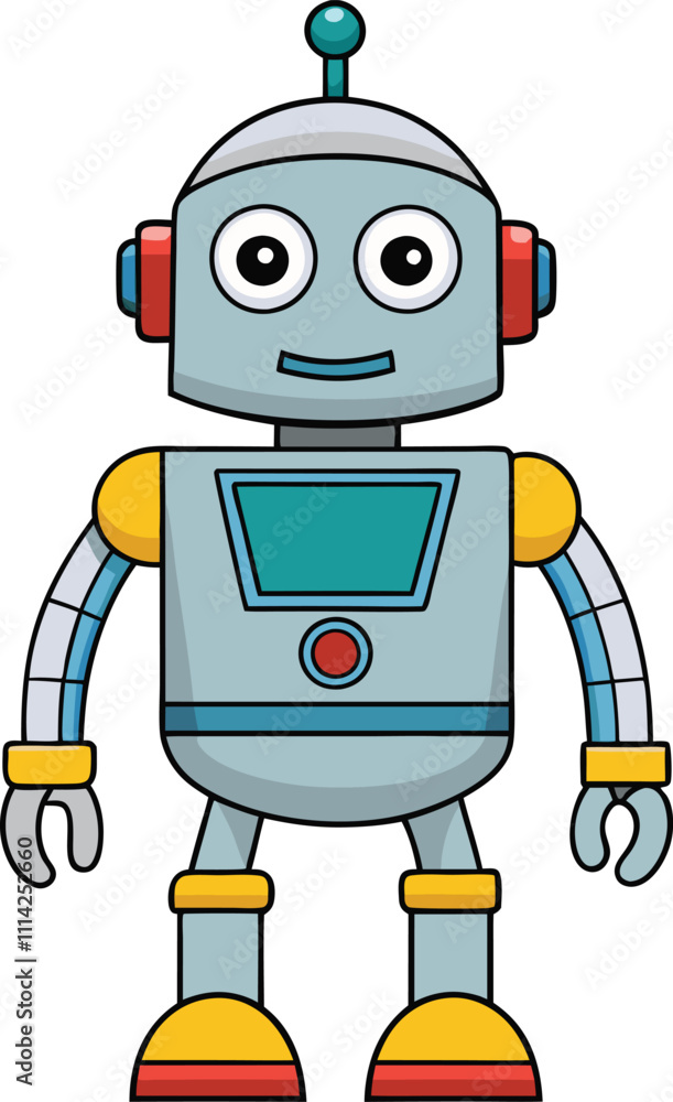 Fototapeta premium blue robot