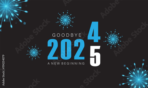 happy new year 2025, goodbye 2024, a new beginning