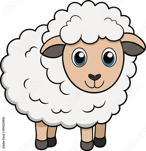 cartoon sheep illustration