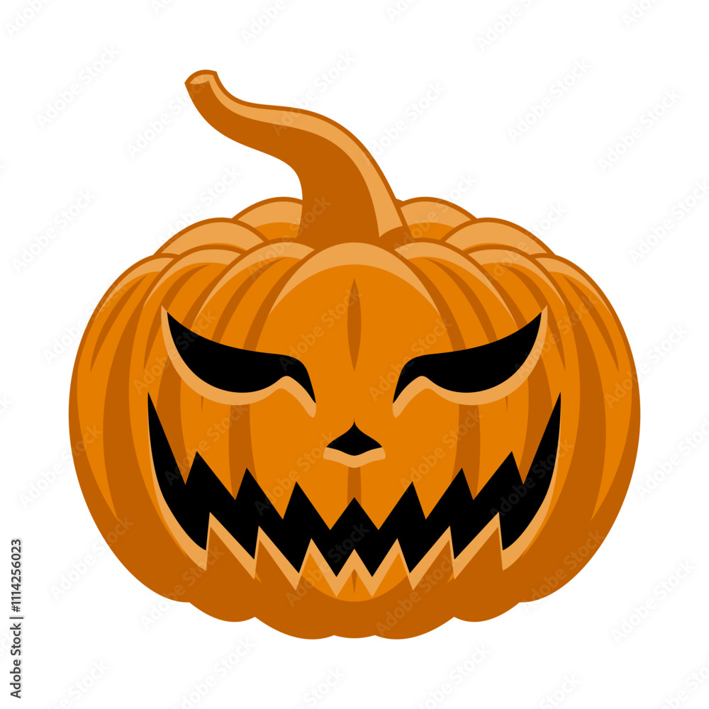 Fototapeta premium Halloween Pumpkin Illustration