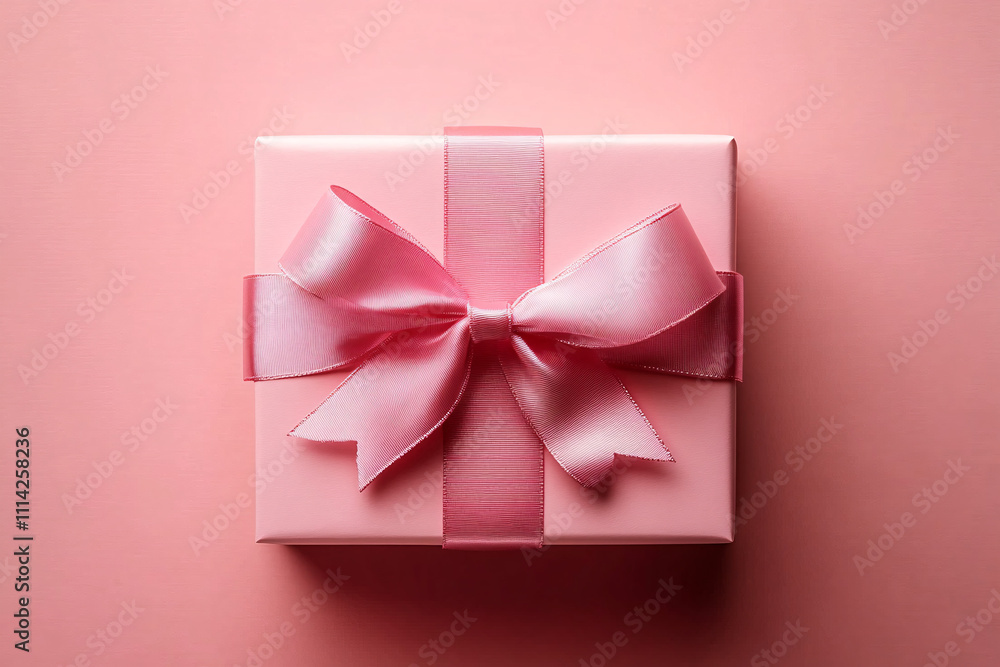 A beautifully arranged pink gift box with a satin ribbon, perfect for celebrating birthdays, Valentine's Day, or any joyful occasion. Ample space for personalized messages. A beautifully arranged pink gift box with a satin ribbon, perfect for celebrating birthdays, Valentine's Day, or any joyful occasion. Ample space for personalized messages.