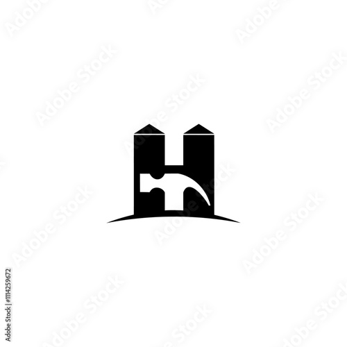 H CONSTRACTION LOGO 