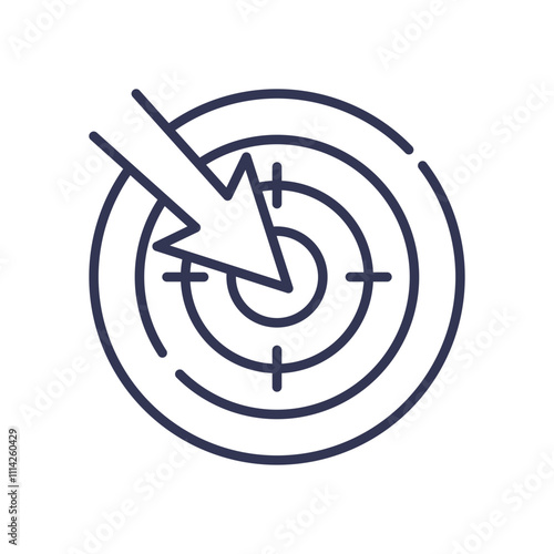 Arrow hitting target symbolizes achieving learning objectives.