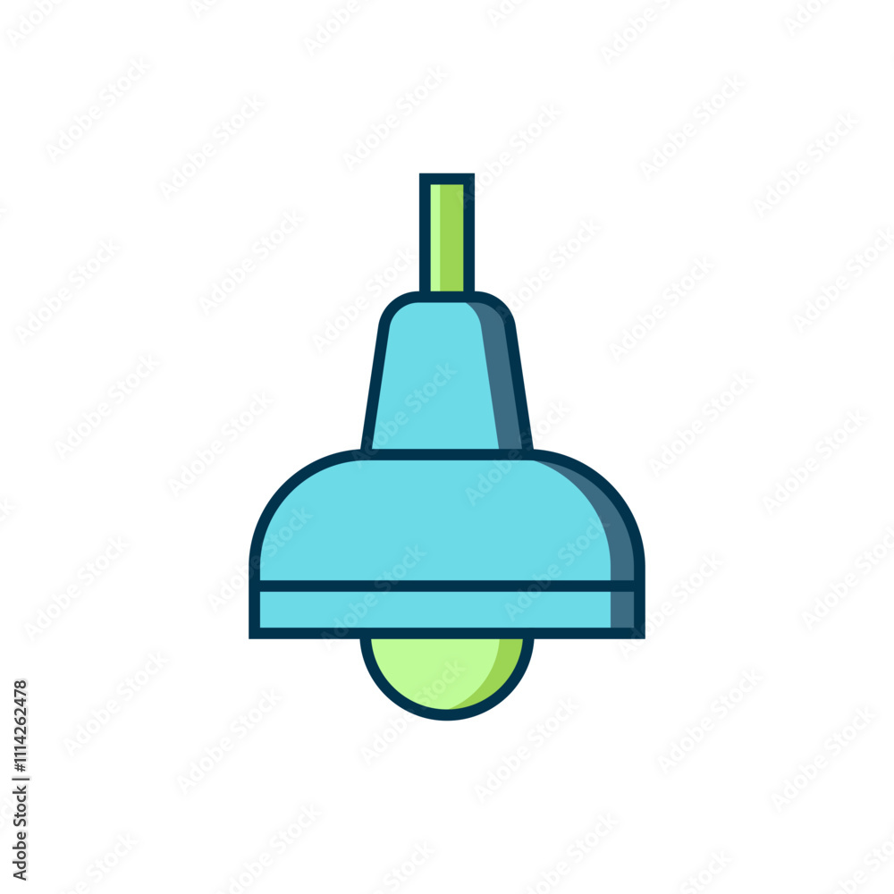 Filled outline Lamp hanging icon isolated on white background. Ceiling lamp light bulb. Flat filled outline style with shadow. Vector Filled outline Lamp hanging icon isolated on white background. Ceiling lamp light bulb. Flat filled outline style with shadow. Vector