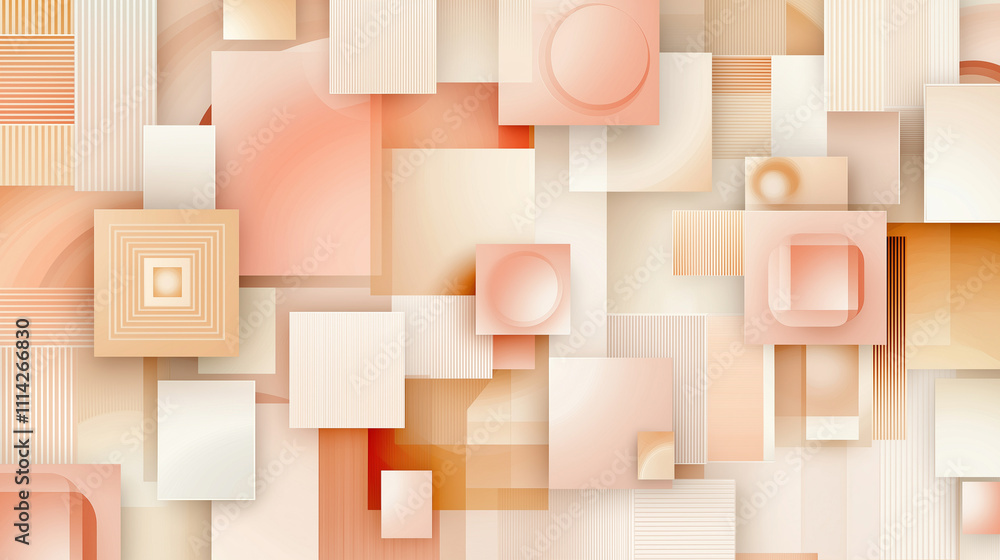 Gentle square patterns in soft pink Gentle square patterns in soft pink