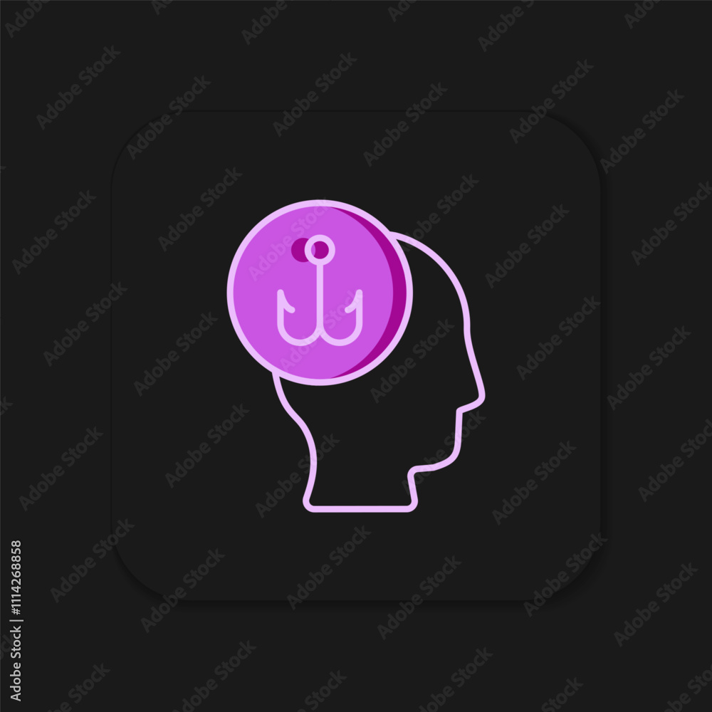 Filled outline Fisherman icon isolated on black background. Flat filled outline style with shadow. Vector Filled outline Fisherman icon isolated on black background. Flat filled outline style with shadow. Vector