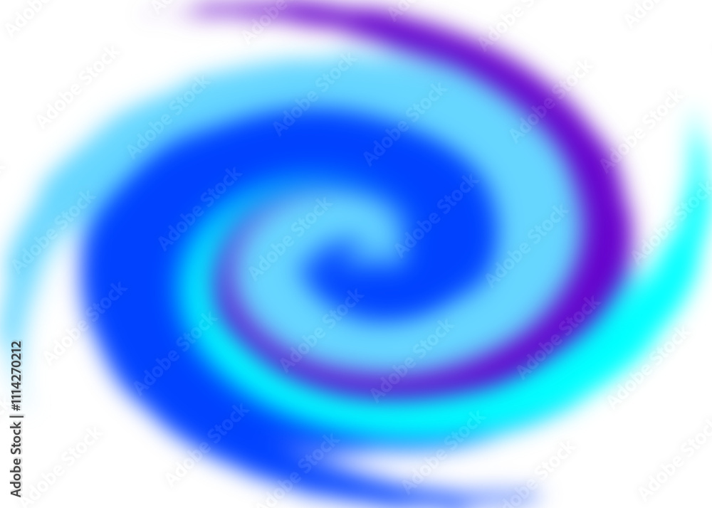 An abstract colorful transparent swirl shape spiral design element. An abstract colorful transparent swirl shape spiral design element.