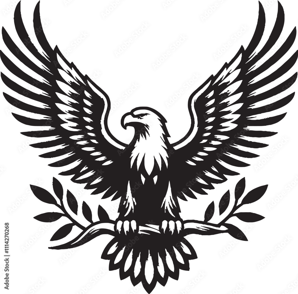 Obraz premium eagle tattoo design