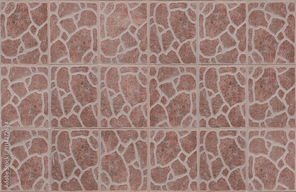Wall texture background with light brown tiles, close-up view and abstract patterns Wall texture background with light brown tiles, close-up view and abstract patterns