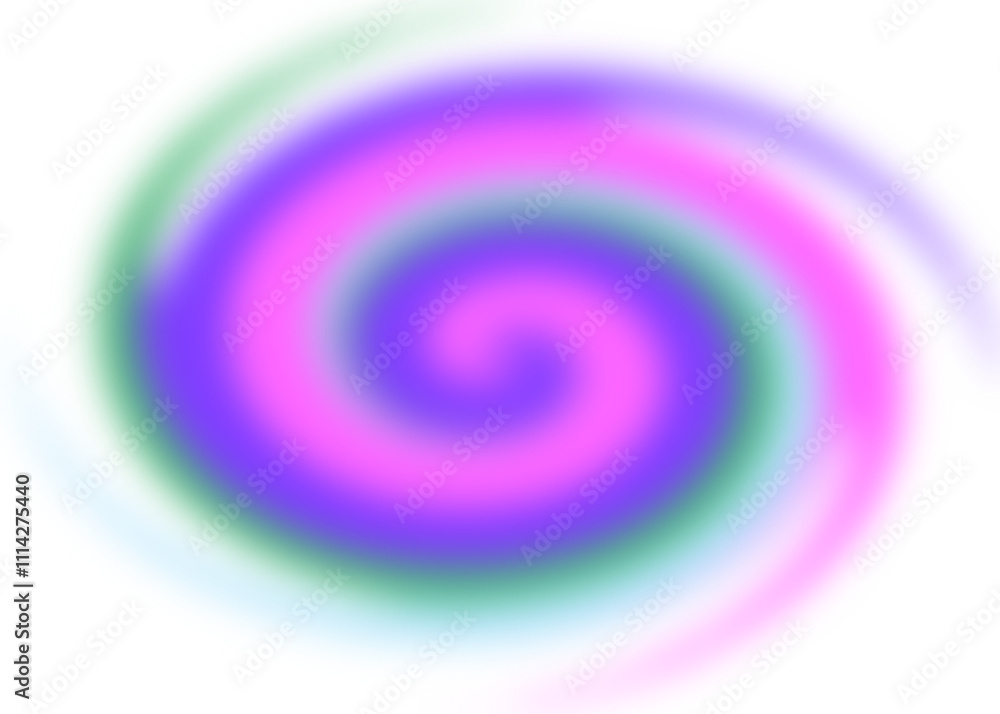 An abstract colorful transparent swirl shape spiral design element. An abstract colorful transparent swirl shape spiral design element.