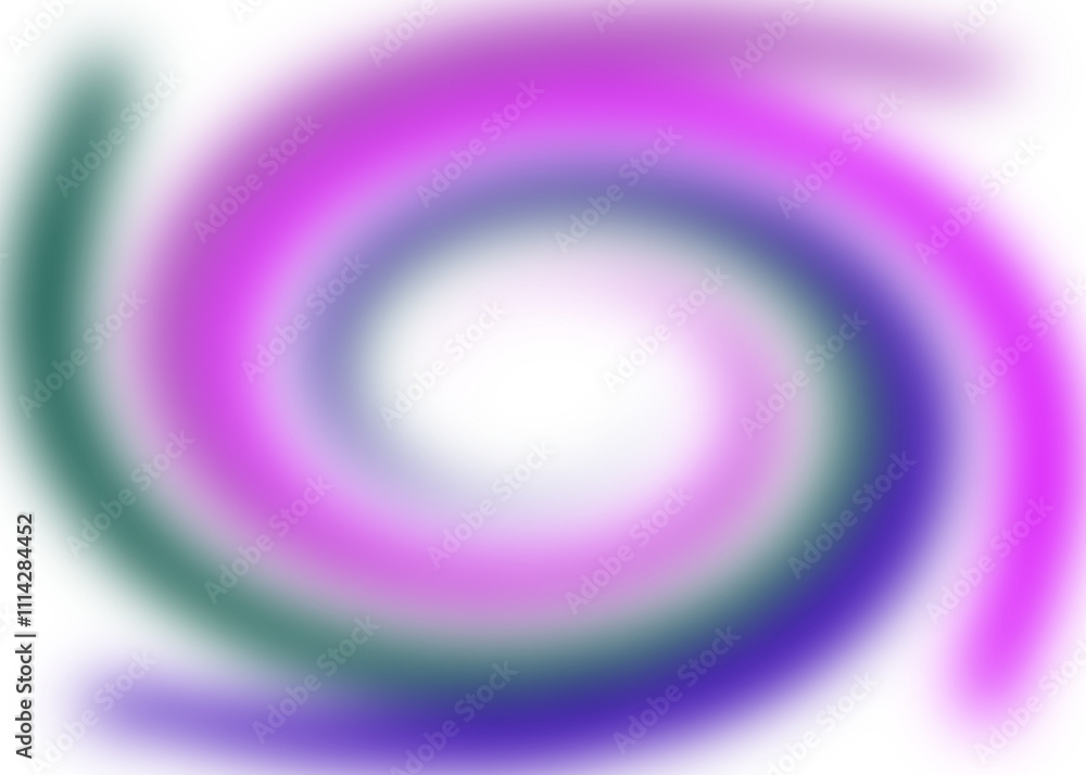 An abstract colorful transparent swirl shape spiral design element. An abstract colorful transparent swirl shape spiral design element.