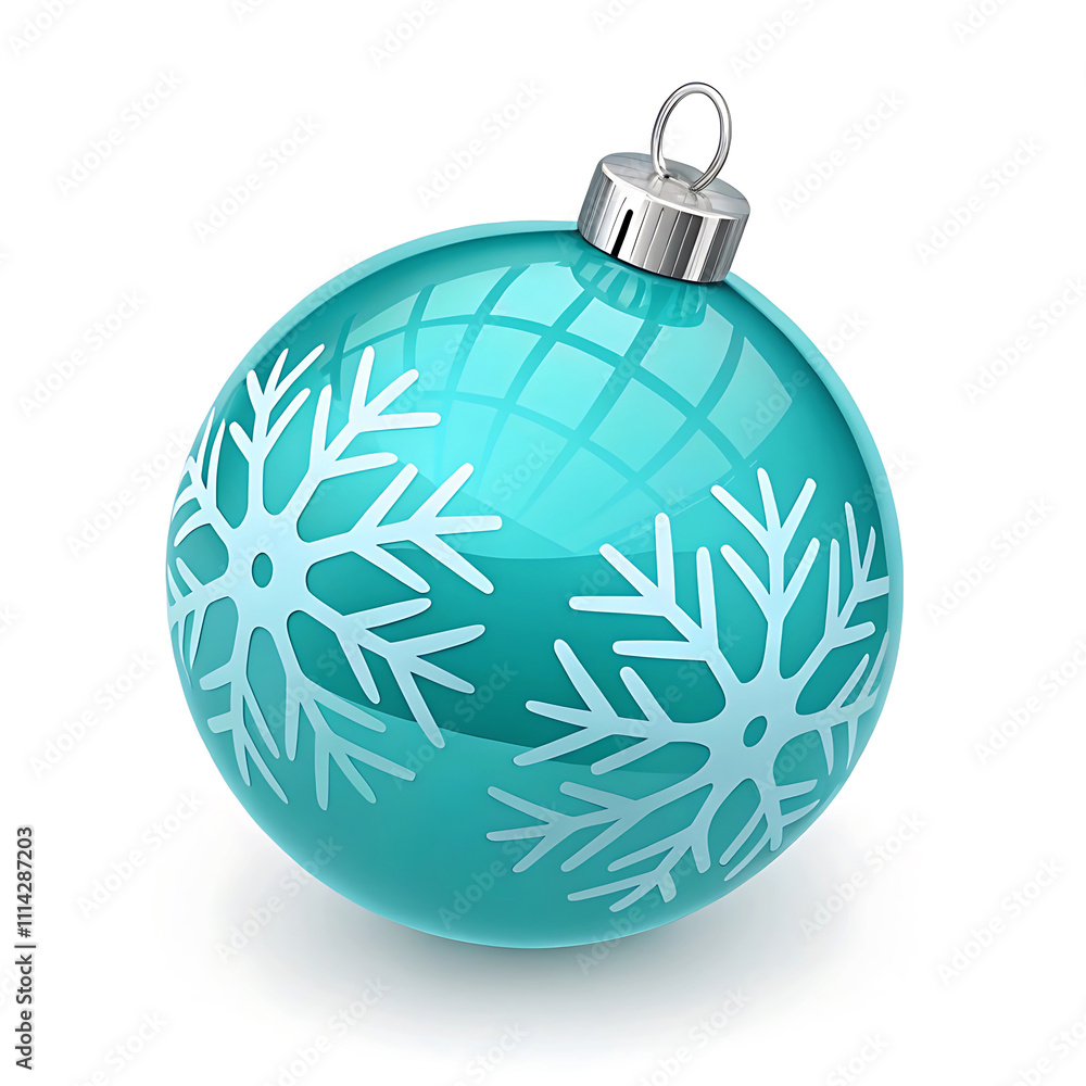 teal christmas ball 3d render icon isolated teal christmas ball 3d render icon isolated
