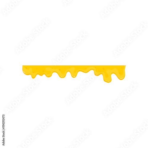 Illustration Of Melting Cheese 
