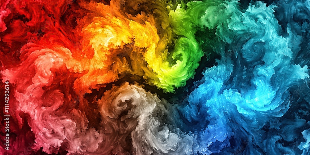 Vibrant abstract swirls in vivid colors dynamic and artistic composition Vibrant abstract swirls in vivid colors dynamic and artistic composition