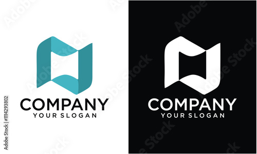 Creative RJ logo design vector sign template