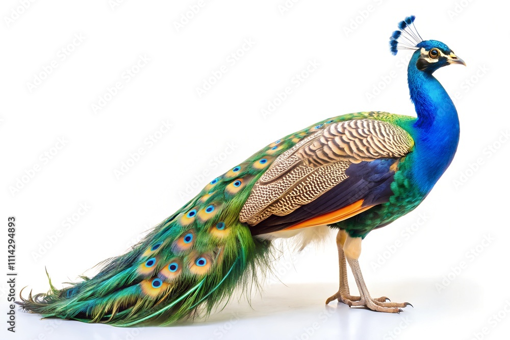 Fototapeta premium peacock with feathers