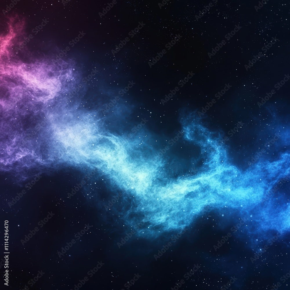 Fototapeta premium Colorful cosmic nebula in deep space
