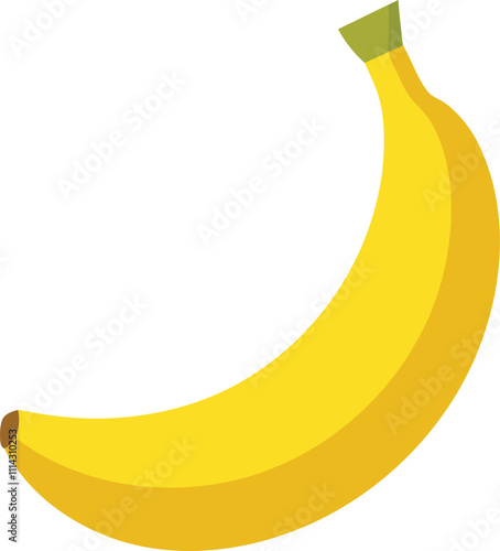 Banana color vector illustration 2