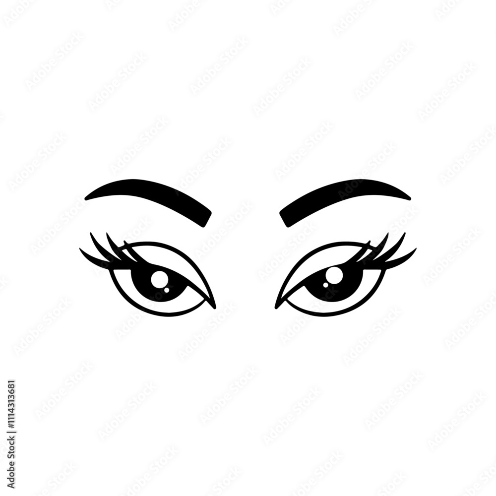 the eyes, Eye Icon Set. the eyes, Eye Icon Set.
