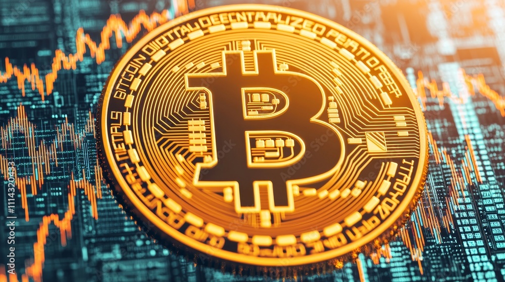 Bitcoin Cryptocurrency Market Trends Digital Finance Graphical Analysis Virtual Environment Close-Up View Investment Insights Bitcoin Cryptocurrency Market Trends Digital Finance Graphical Analysis Virtual Environment Close-Up View Investment Insights