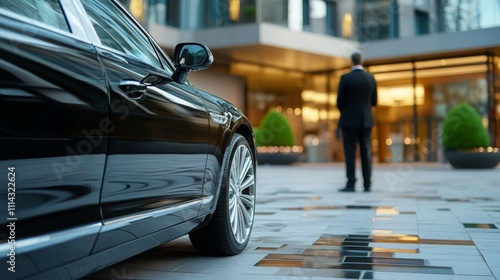 Luxury Black Car Hotel Chauffeur Private Transportation Business Travel