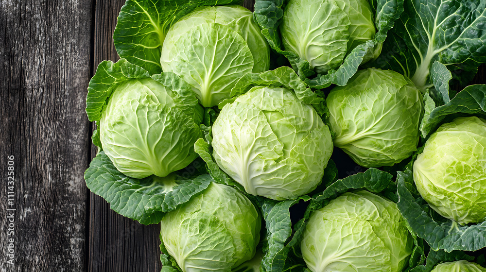 Vibrant cabbage heads dot vast field across farm landscape showing agriculture bounty with food green plant vegetable organic growth patterns, featuring fresh natural healthy rural harvesting. Vibrant cabbage heads dot vast field across farm landscape showing agriculture bounty with food green plant vegetable organic growth patterns, featuring fresh natural healthy rural harvesting.
