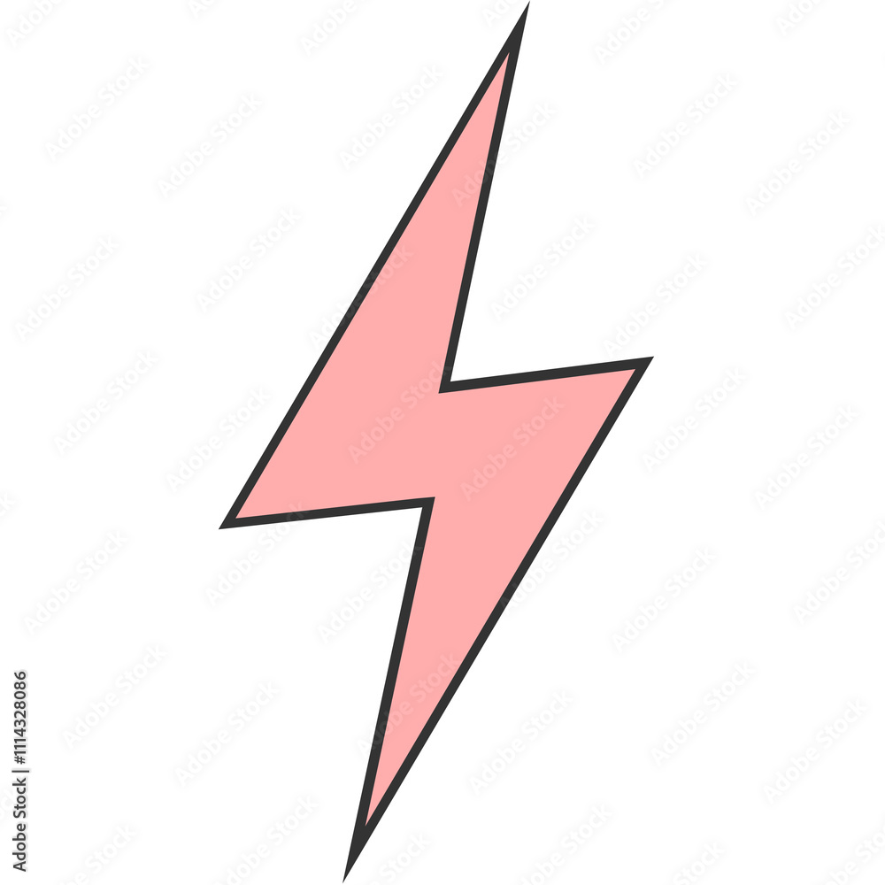 black outline light pink electrical symbol black outline light pink electrical symbol