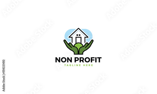 Eloquent Nonprofit Logos, Designs that Speak Volumes with Hand Home
