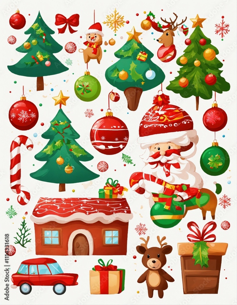 Fototapeta premium Festive Christmas and Holiday Fashion Photography Showcasing Seasonal Outfits, Joyful Celebrations, and Winter Style