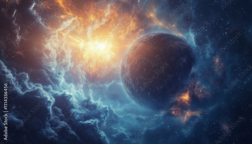 asteroid in space asteroid in space