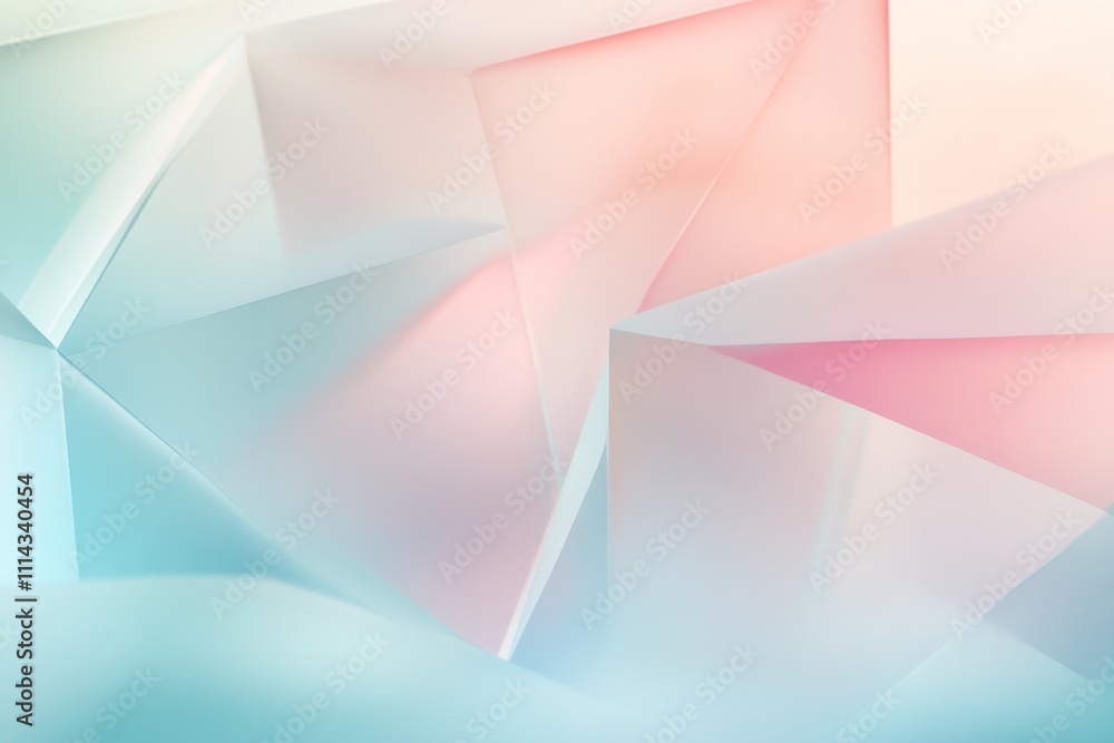 Soft pastel abstract geometric pattern with light gradients Soft pastel abstract geometric pattern with light gradients