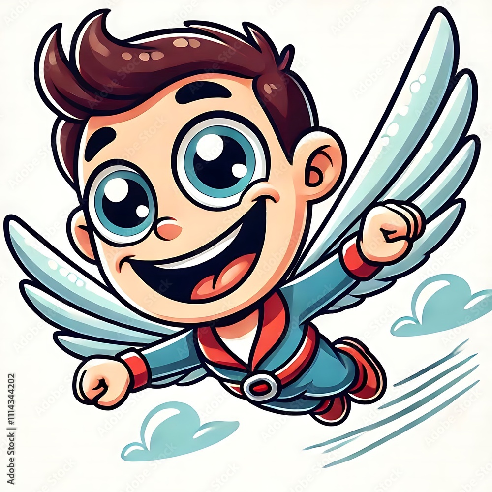 Obraz premium funny parrot cartoon
