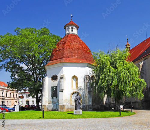 Obraz na płótnie Chapel of St. Ann, in the heart of Town Skalica, Slovakia w salonie