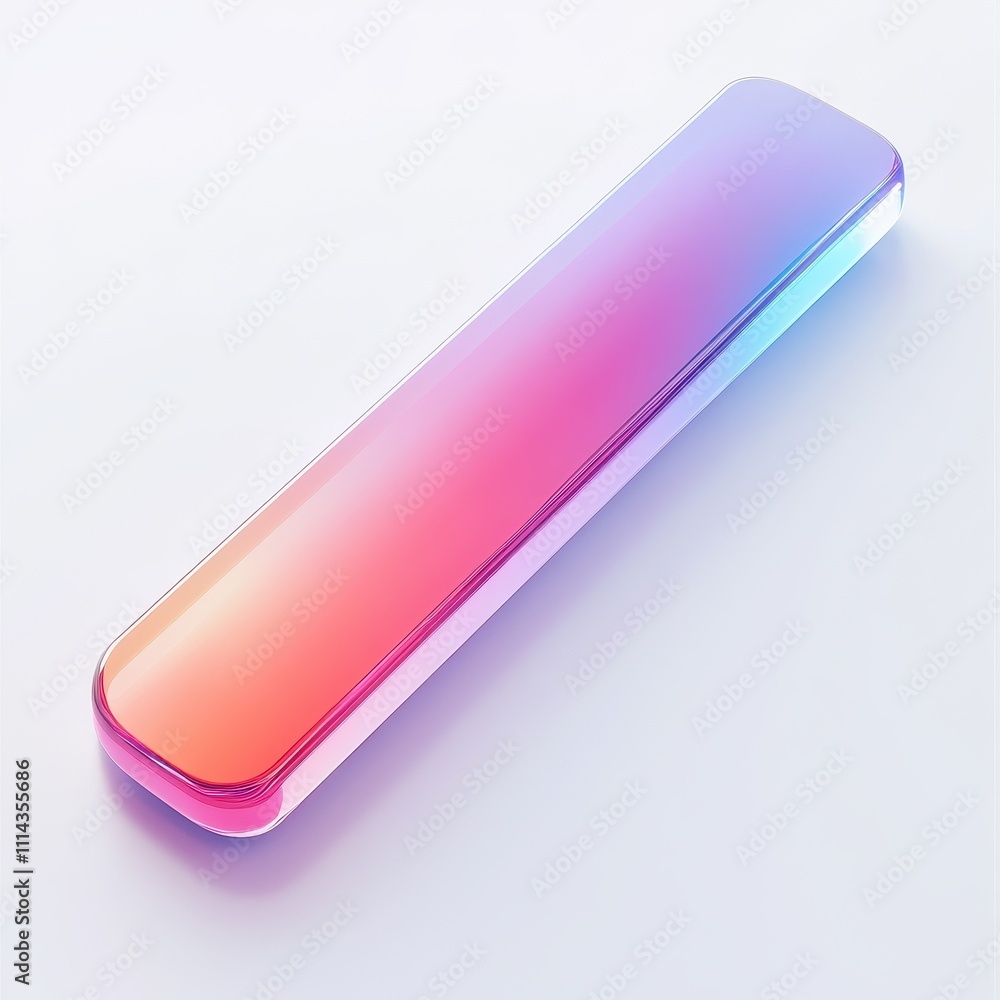 Sleek abstract progress bar with smooth gradient fills and contemporary design on a white backdrop. Sleek abstract progress bar with smooth gradient fills and contemporary design on a white backdrop.