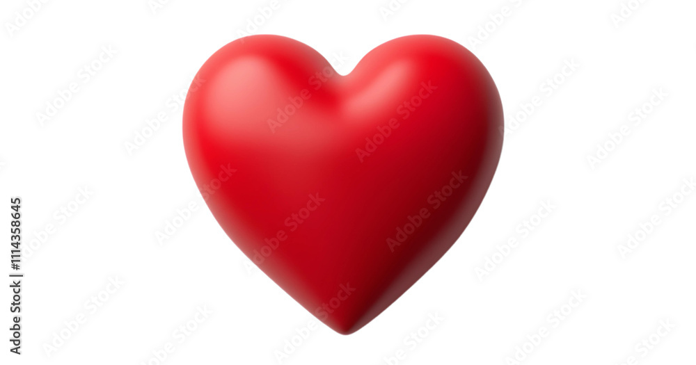 red heart isolated on white red heart isolated on white