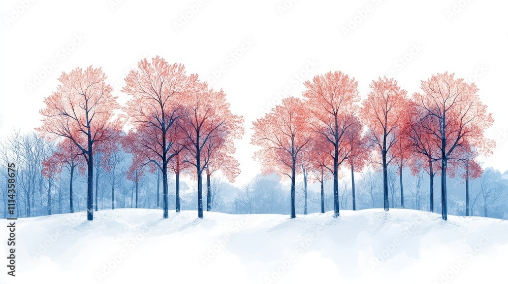PNG Nature winter forest trees. PNG Nature winter forest trees.