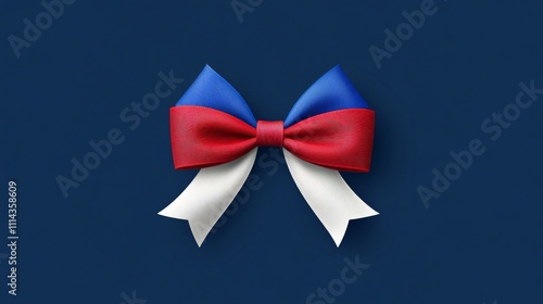 Wallpaper Mural Elegant USA patriotic ribbon design with red, white, and blue colors for celebrations Torontodigital.ca