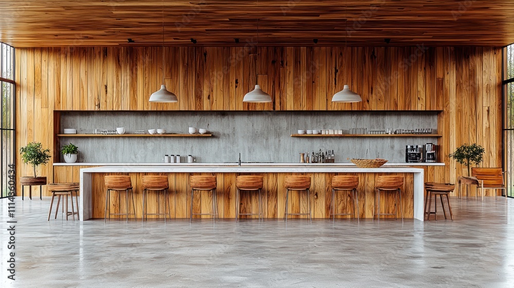 Modern Rustic Kitchen Design: A Stunning Blend of Wood and Concrete Modern Rustic Kitchen Design: A Stunning Blend of Wood and Concrete