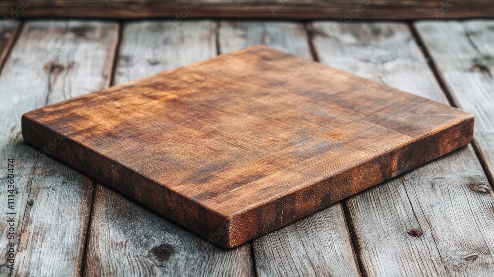 Wooden cutting board with ample space for culinary creations, isolated on a clean white background, providing a perfect visual for kitchen-related themes and designs. Wooden cutting board with ample space for culinary creations, isolated on a clean white background, providing a perfect visual for kitchen-related themes and designs.