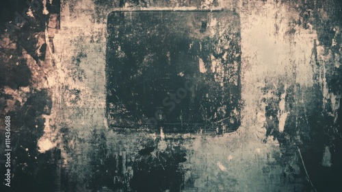 Vintage grunge video with dust grain texture overlay effects with television static noise and distortion texture.