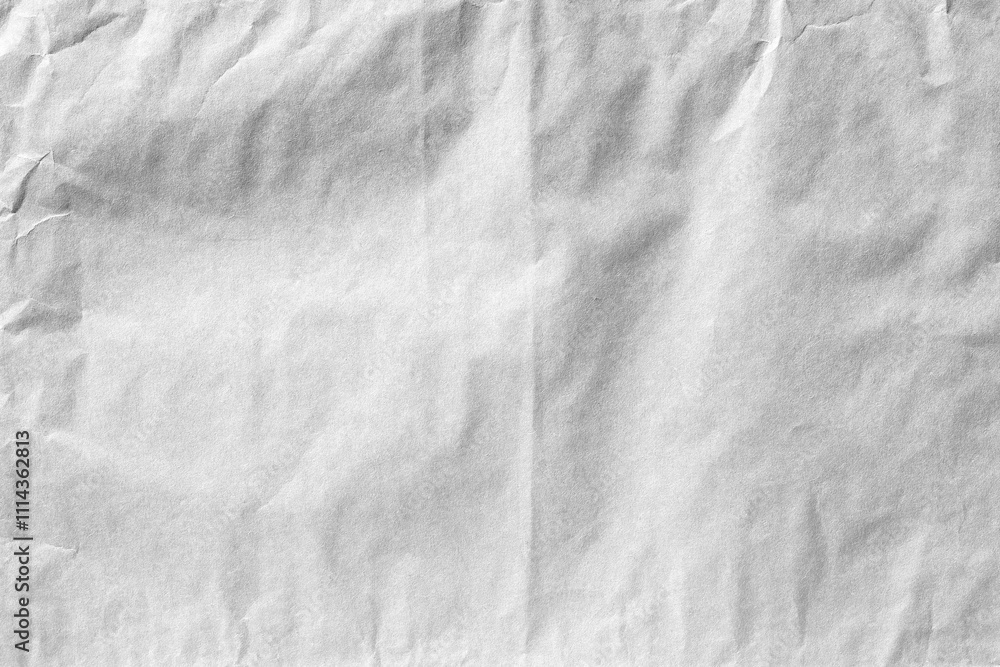 Obraz premium grey crumpled paper texture surface