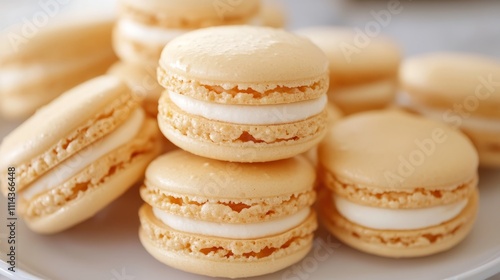 Wallpaper Mural Easy French Macarons With Copy Space Torontodigital.ca