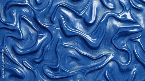 A blue background with intricate textures resembling ripples in water.